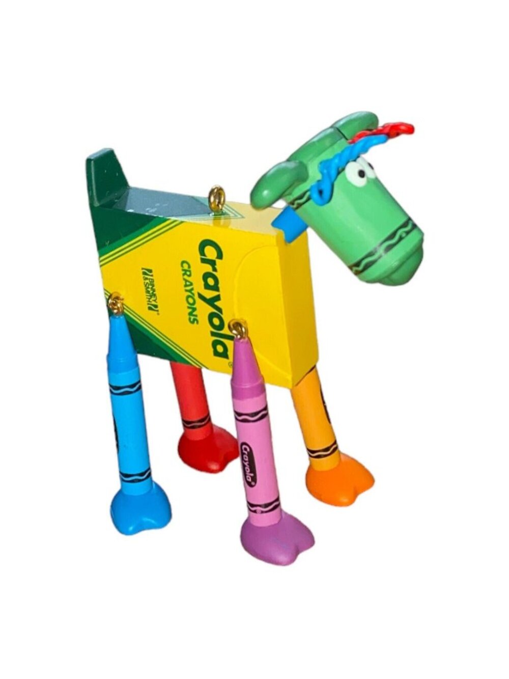 Hallmark Keepsake Ornament Happy Hues Reindeer Crayola Crayons 2005